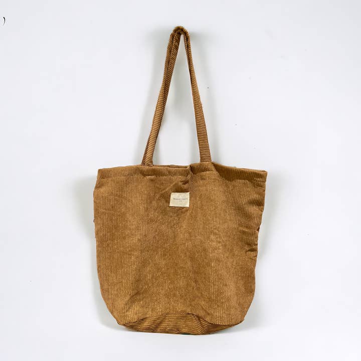 MERGAN CRAFTS - TEXTILE - Vendita all'ingrosso Borsa tote - Donna - Borsa per la spesa grande, borsa tote, con tracolla lunga - Velluto a coste4