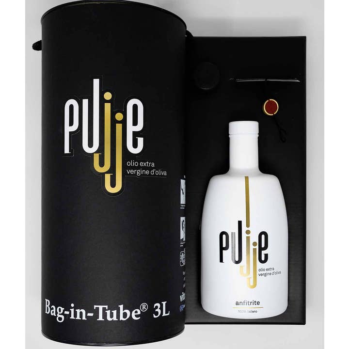 Olio Evo Pujje - Wholesale Olive Oil - Pujje Extra Virgin Oil Bag In Tube 3L Refill PREMIUM