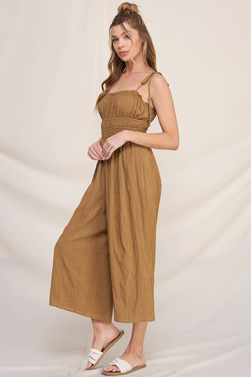 Allie Rose – wholesale Jumpsuit - Dam – Silkeslen ruched Babydoll Jumpsuit9