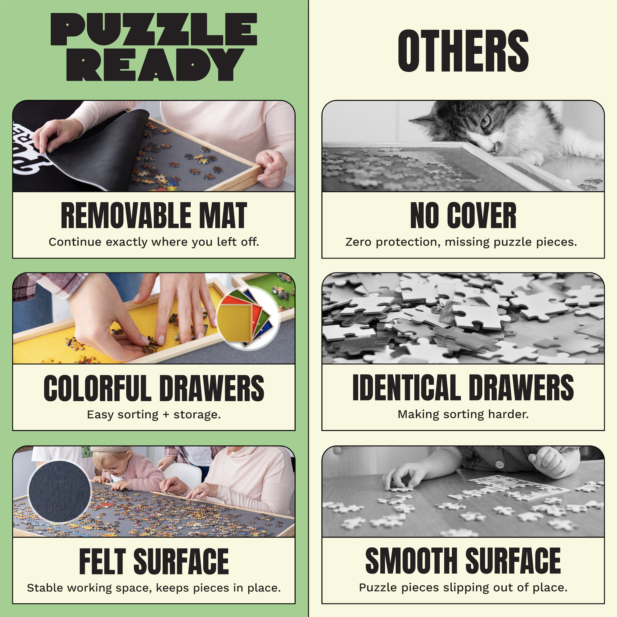 Puzzle Ready - Wholesale Puzzle - Adult - Quality Puzzle Storage Board - EU Only5