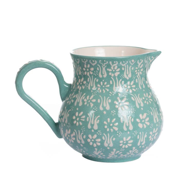 Coppermill Kitchen LLC - Wholesale Kan - Handgemaakte Keramische Kan/Groen