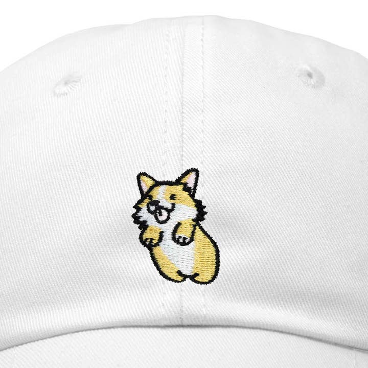 Dalix - Wholesale Baseball Cap - Women's - DALIX Cute Leaping Corgi Hat Womens Embroidered Baseball Cap29
