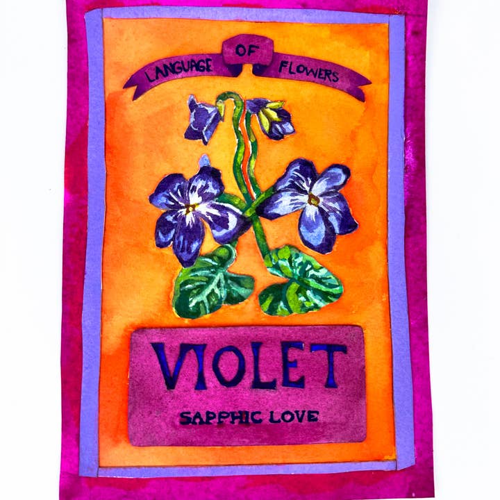 Guided Hand Studio - Wholesale Everyday Greeting Card - Victorian Flower Language cards2