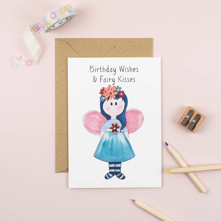 Birthday Wishes & Fairy Kisses - Little Peeps Collection for wholesale by Little Paperie