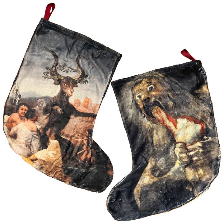 2 Sided Goya Fleece Stocking for wholesale by Inner Decay