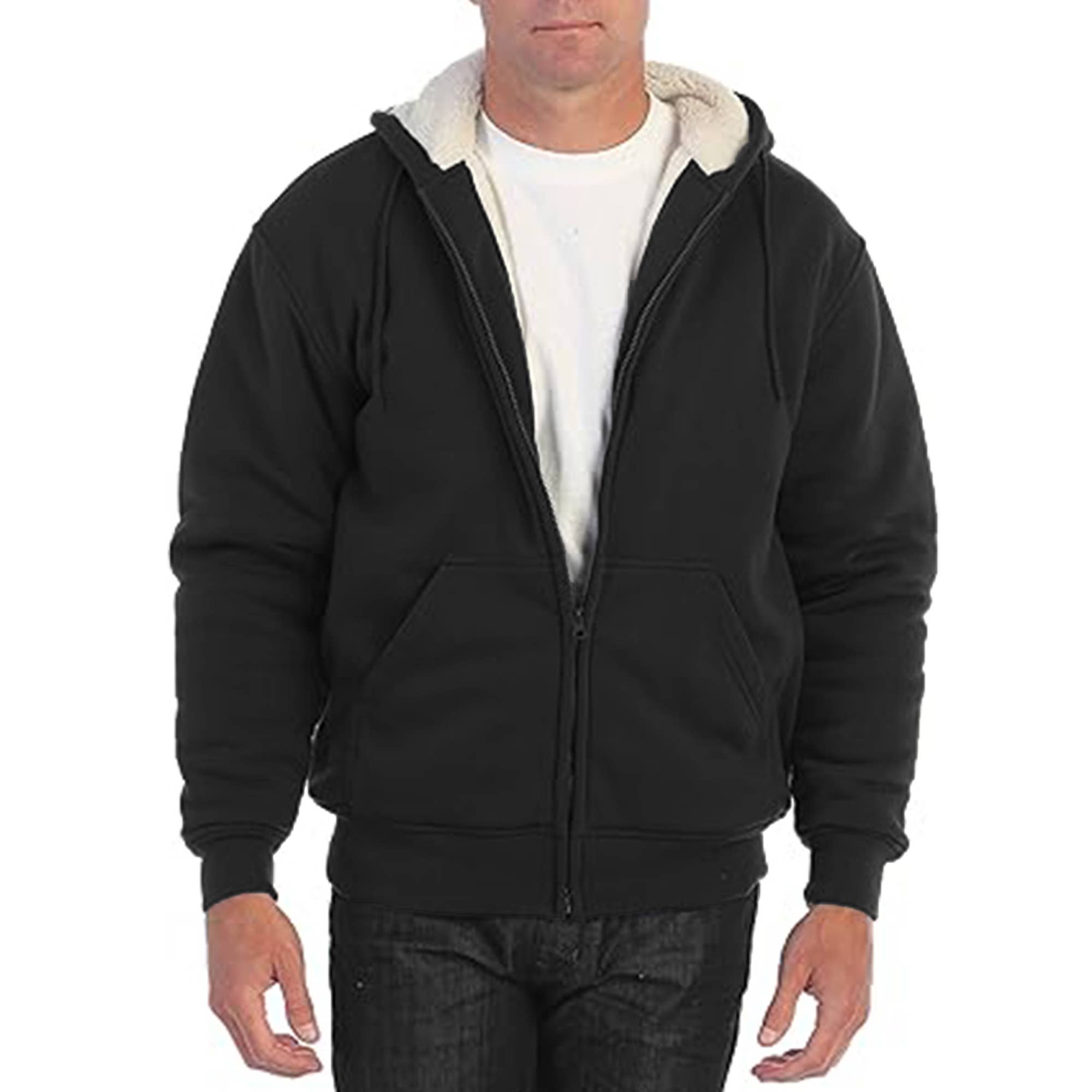 Galaxy By Harvic - Wholesale Hoodie - Men's - Men's Regular Fit Heavyweight Sherpa Fleece Lined Hoodie0