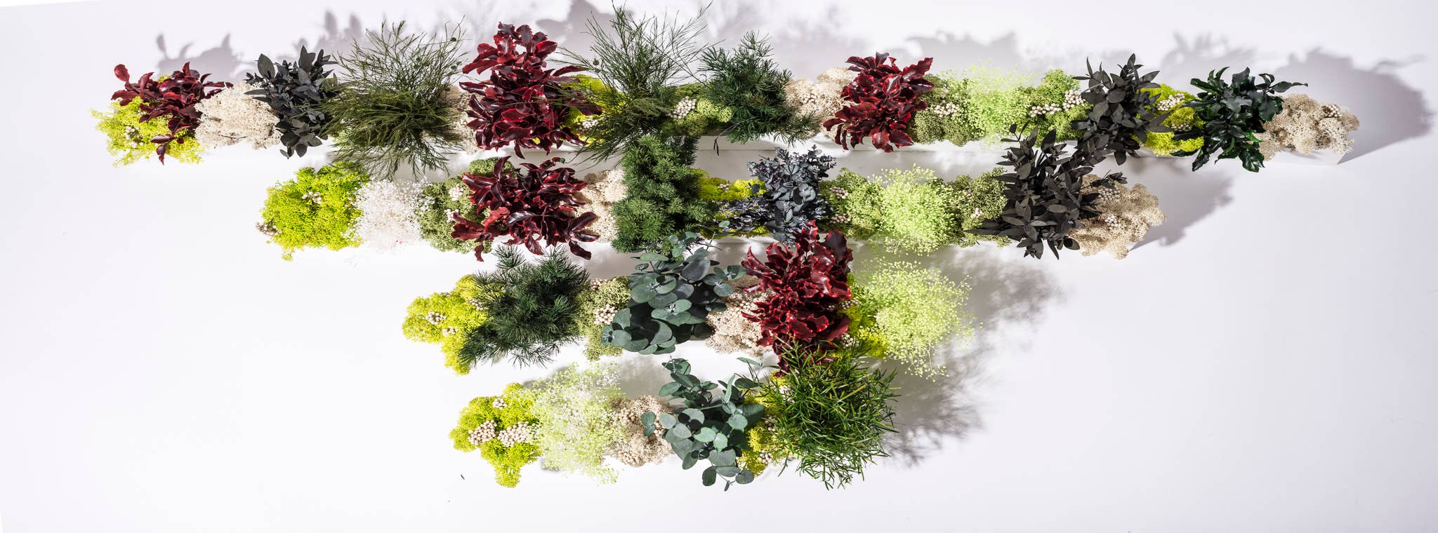 au detour du monde – Großhandel Kunstpflanzen – Stabilisierte Pflanzenleiste 40 cm5