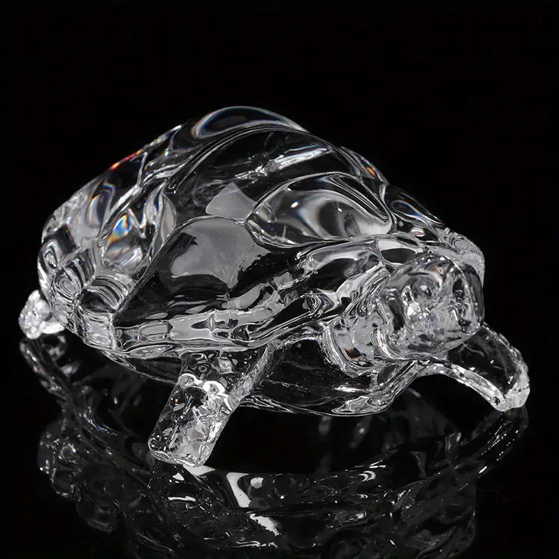 Magnifique Hearts - Wholesale Desk Decor - Kids & Baby - Crystal Glass Tortoise Figurine – Decoration Piece2