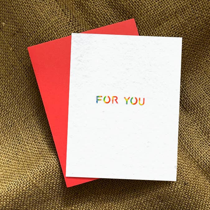 For You Greeting Card for wholesale by Cozy Arts