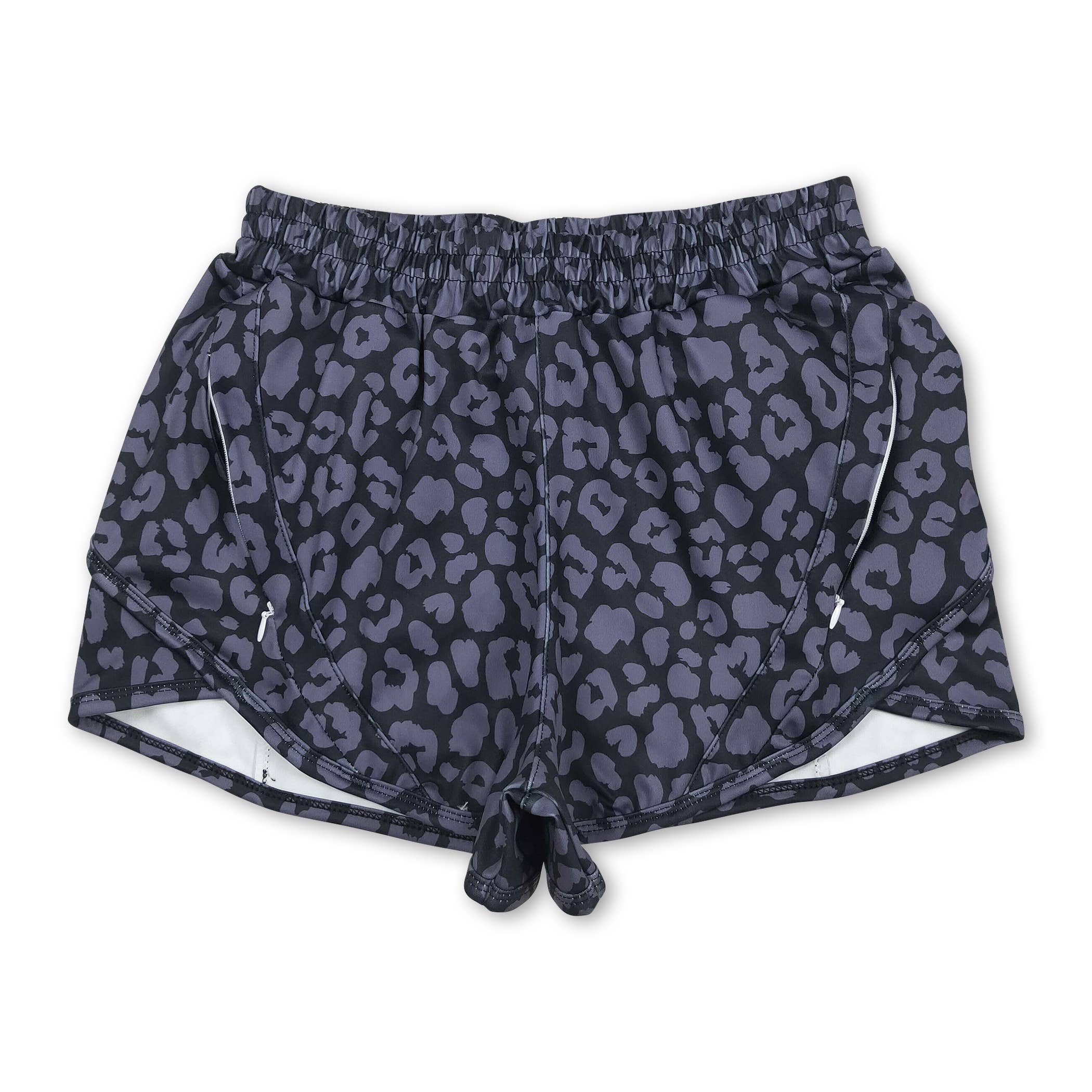Yawoo Garments - Wholesale Shorts - Kids - Grey leopard kids girls summer shorts8