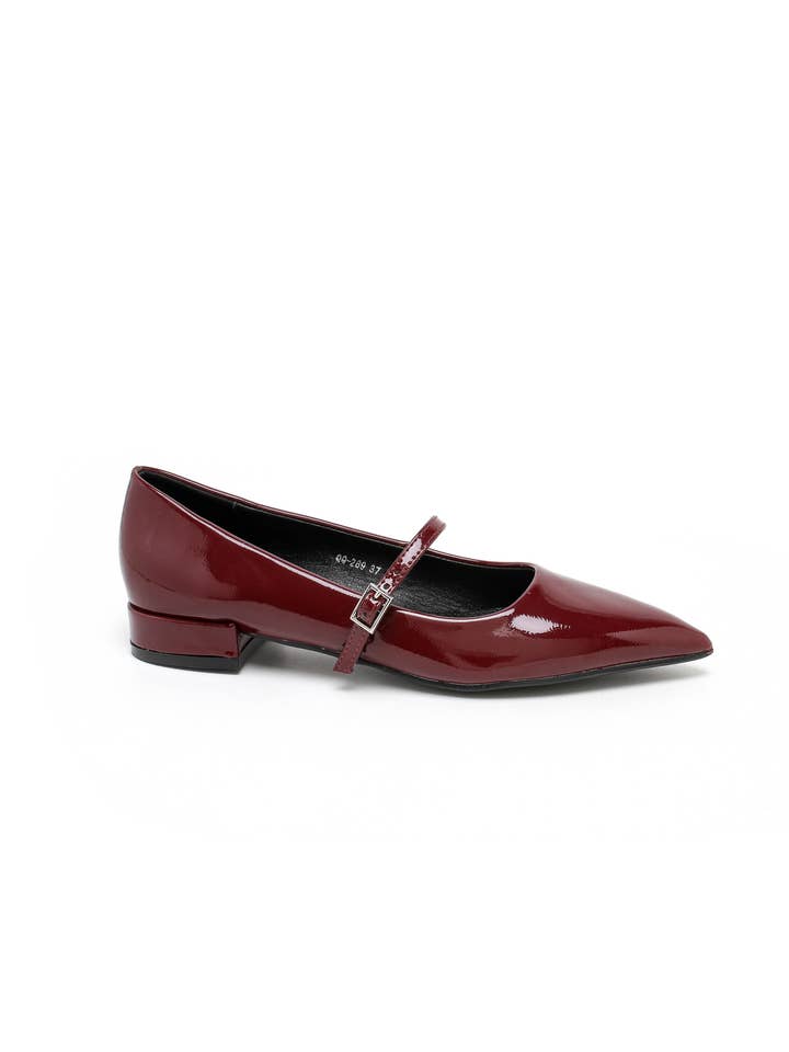 Stephan Paris - Wholesale Flats - Women's - Patent ballerina with thin strap QQ-2691