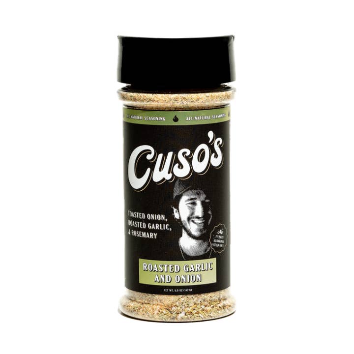 Cuso Cuts – wholesale Dried spice mix – Cuso's Roasted Garlic & Onion Seasoning0