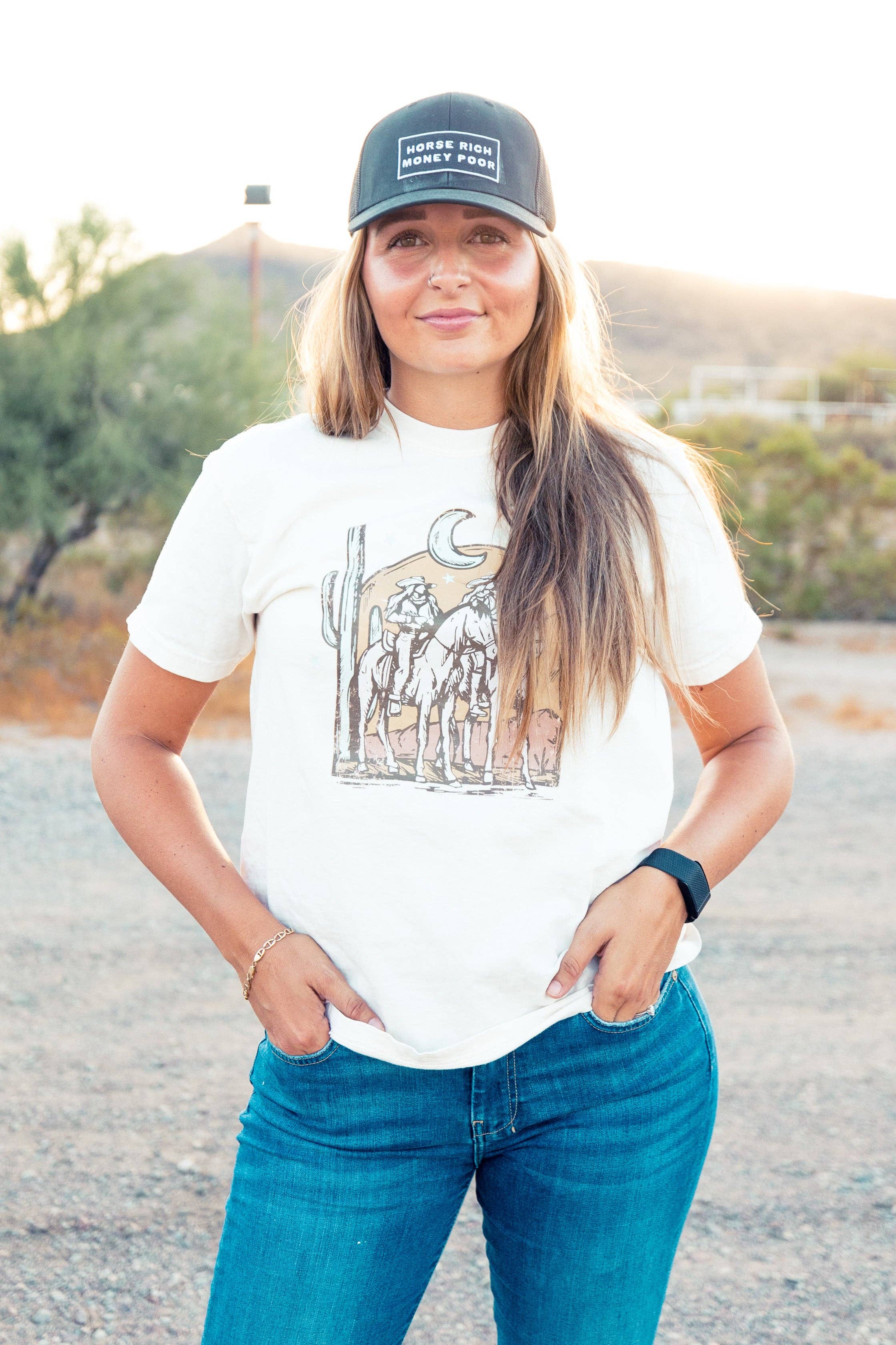 Modern Cowgirl - Wholesale Screen Printed T-Shirt - Women's - Gal Pal Tee1