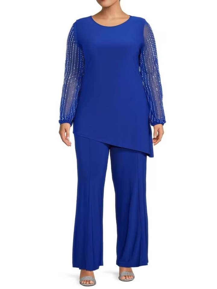 New Yorker's Apparel - Wholesale Top & Pant Set (NOT Loungewear) - Women's - Marina Asymmetrical Two-Piece Pant Set9