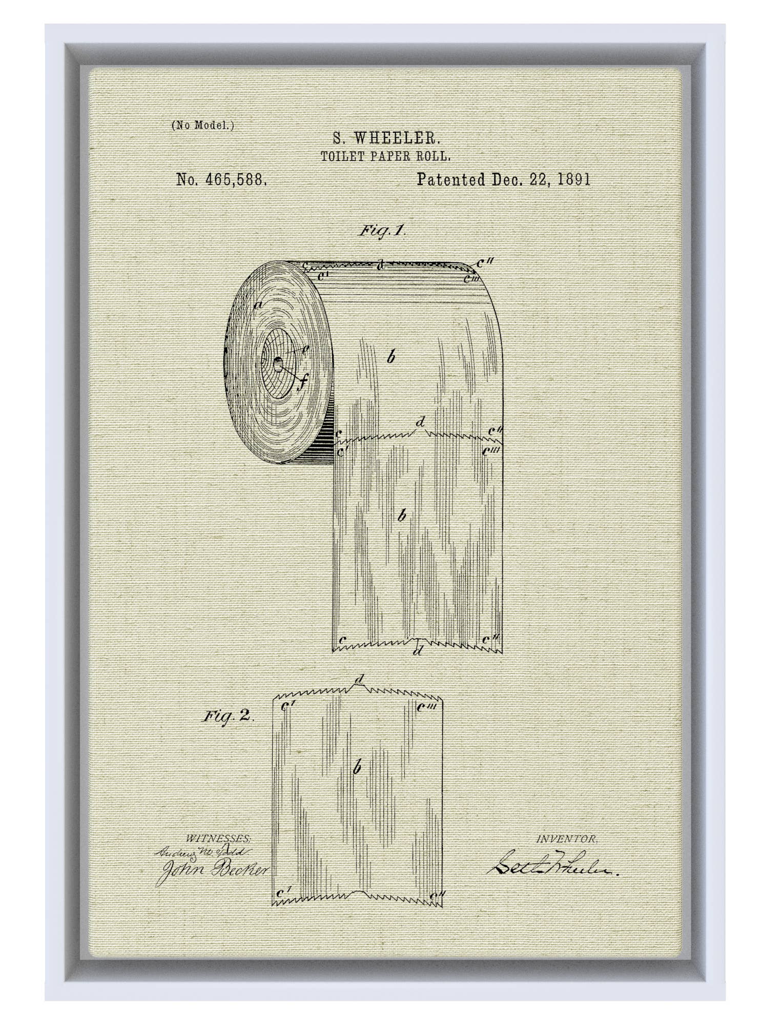 SPLASHWORKS – Großhandel Kunstdruck – Patent - Toilettenpapier6