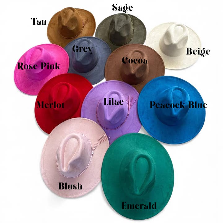 Wild Indigo - Wholesale Fedora – Women’s - Antler Florals Though She Be But Little Hat4