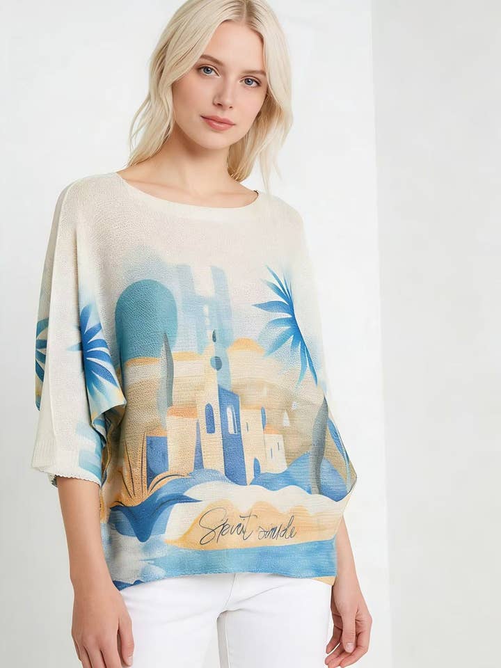 CX 998-02 - Tryckt Mesh Topp för wholesale av Lucky Nana