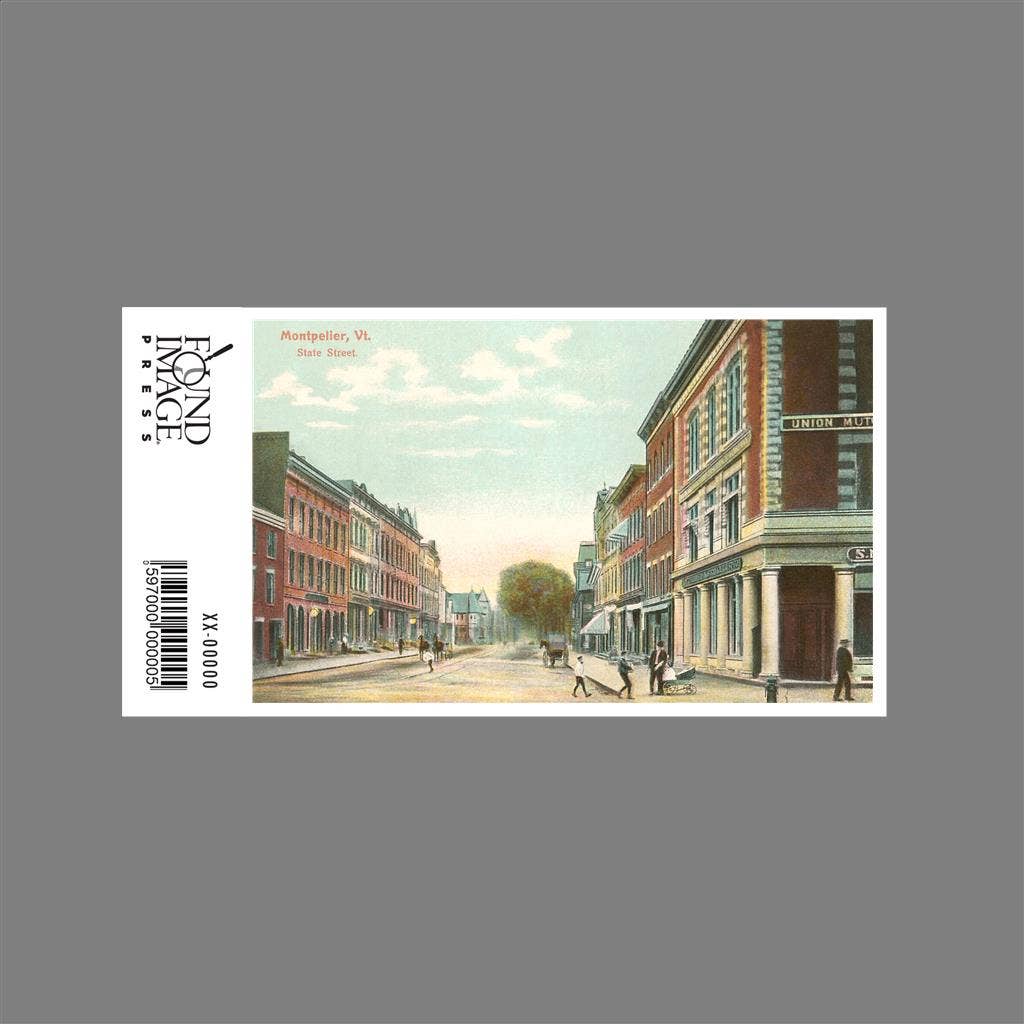Found Image Press - Wholesale Sticker - Sticker VT-102 State Street, Montpelier1