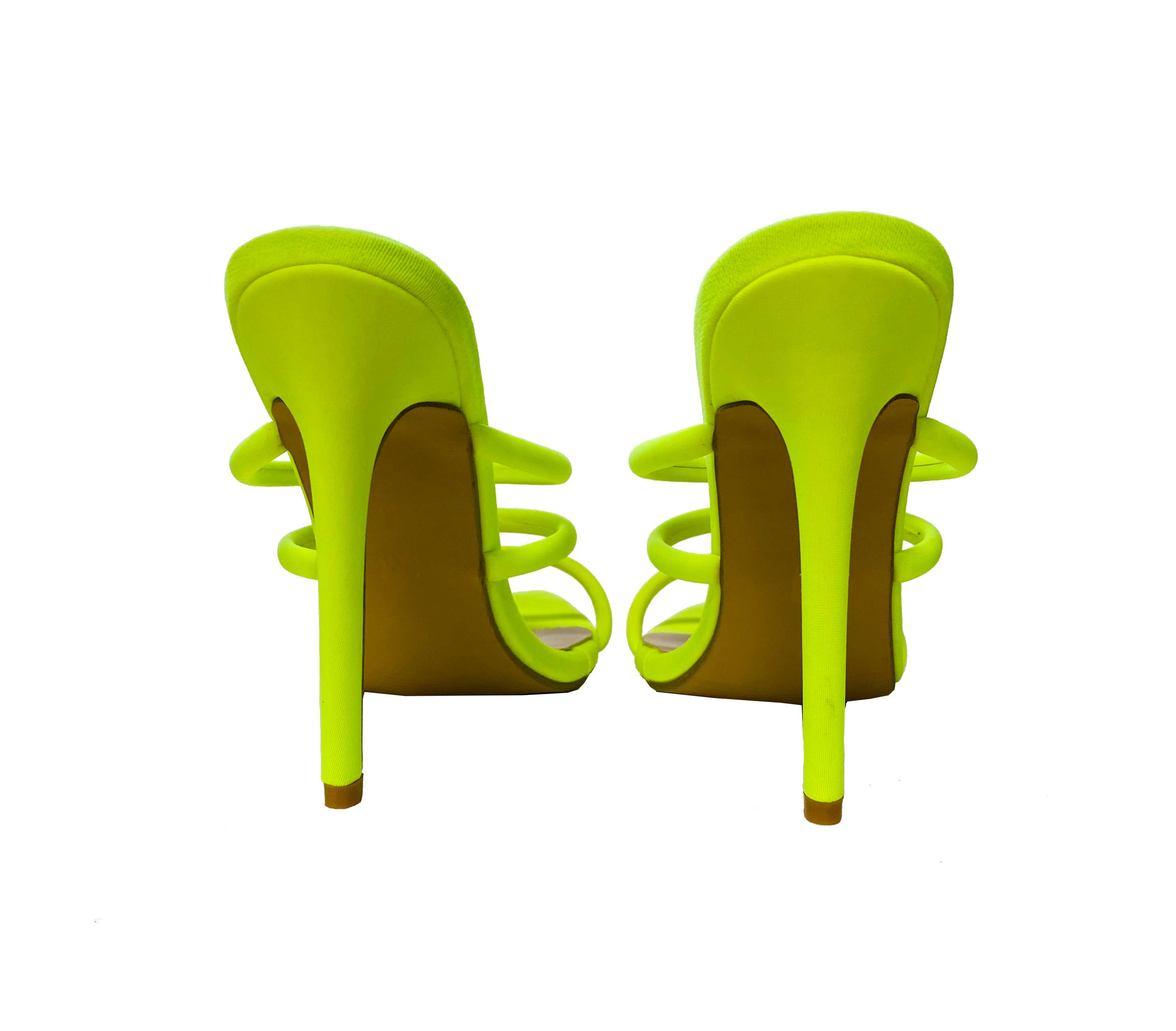 Mique - Vente Talons hauts – femme - Escarpins mode Jessica verts1