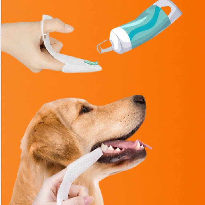 Dr.Milou - Wholesale Pet Food Mat - Dog - Dr. Milou Pet Dental Finger Wipes – Daily Oral Care for Dogs & Cats1