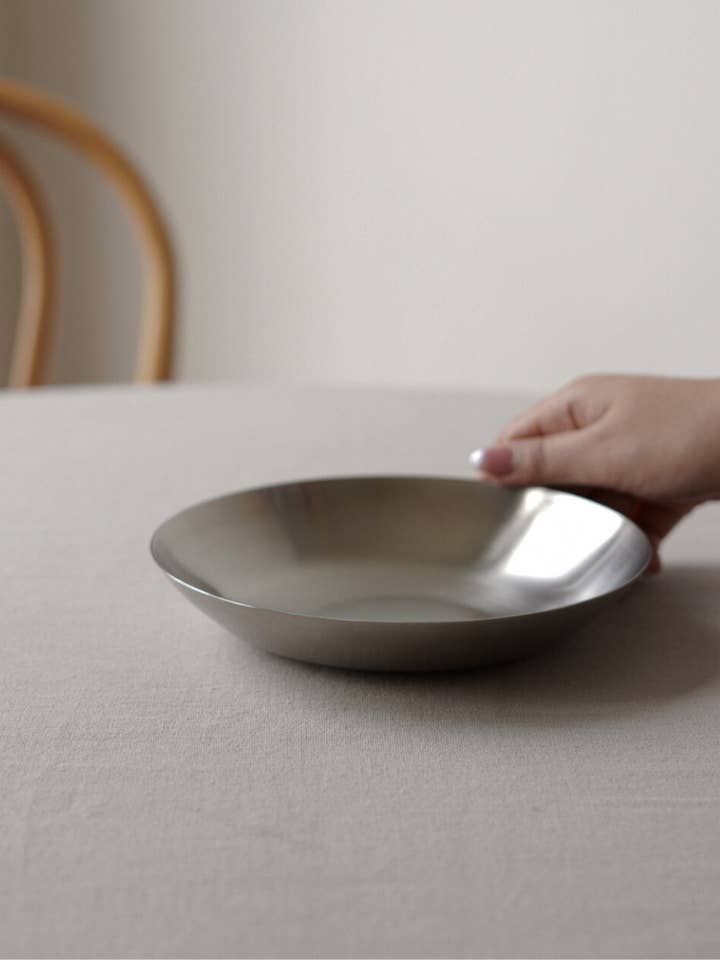 Piatto per Pasta in Acciaio Inox Fuji per la vendita all'ingrosso da parte di Fleck