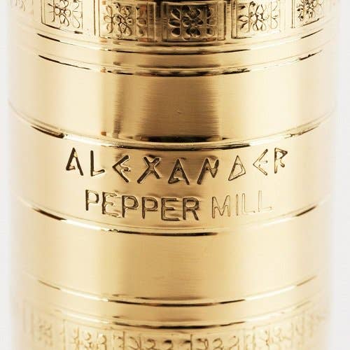 Rune-Jakobsen Design - Wholesale Pepper Mill - The original 'Large Brass mill' - 10" pepper grinder3