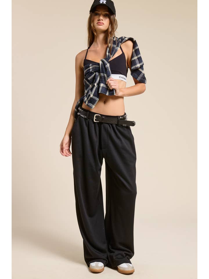 Mimosa - Vente Pantalon d'intérieur/de jogging – femme - Pantalon de survêtement en maille à jambes larges sur mesure11