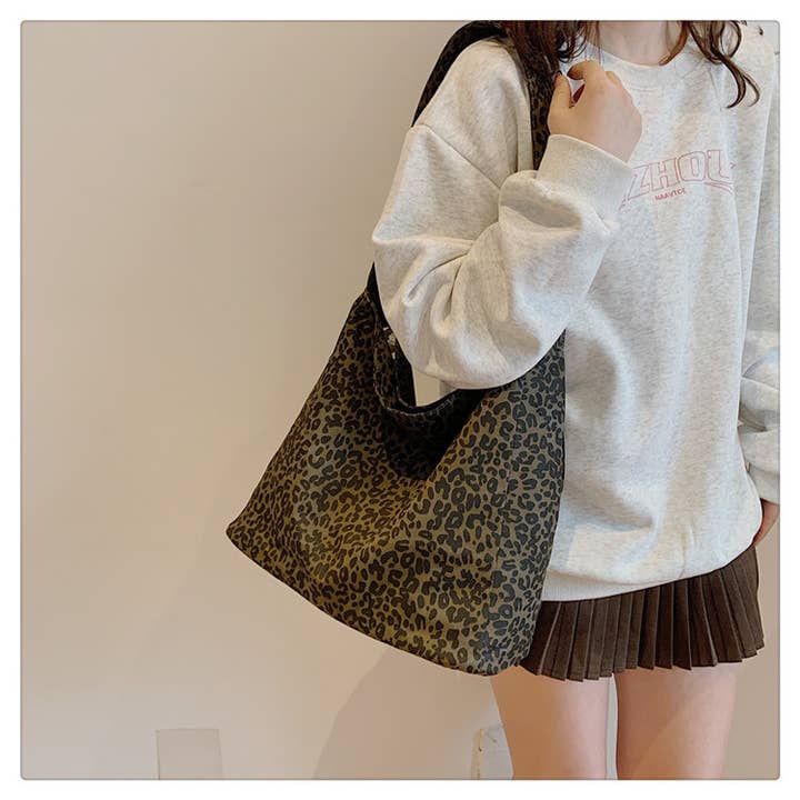 Lily Clothing - Wholesale Shoulder Bag - Women's - Fashionable leopard print hand-held tote bag4