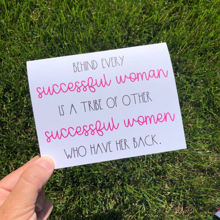 Personal Paper Hugs - Vendita all'ingrosso Biglietti di incoraggiamento - Biglietto di incoraggiamento per donne, ragazza boss card, scheda Boss Babe, scheda di supporto per donna, biglietto dell'amicizia, biglietto ragazza gang1
