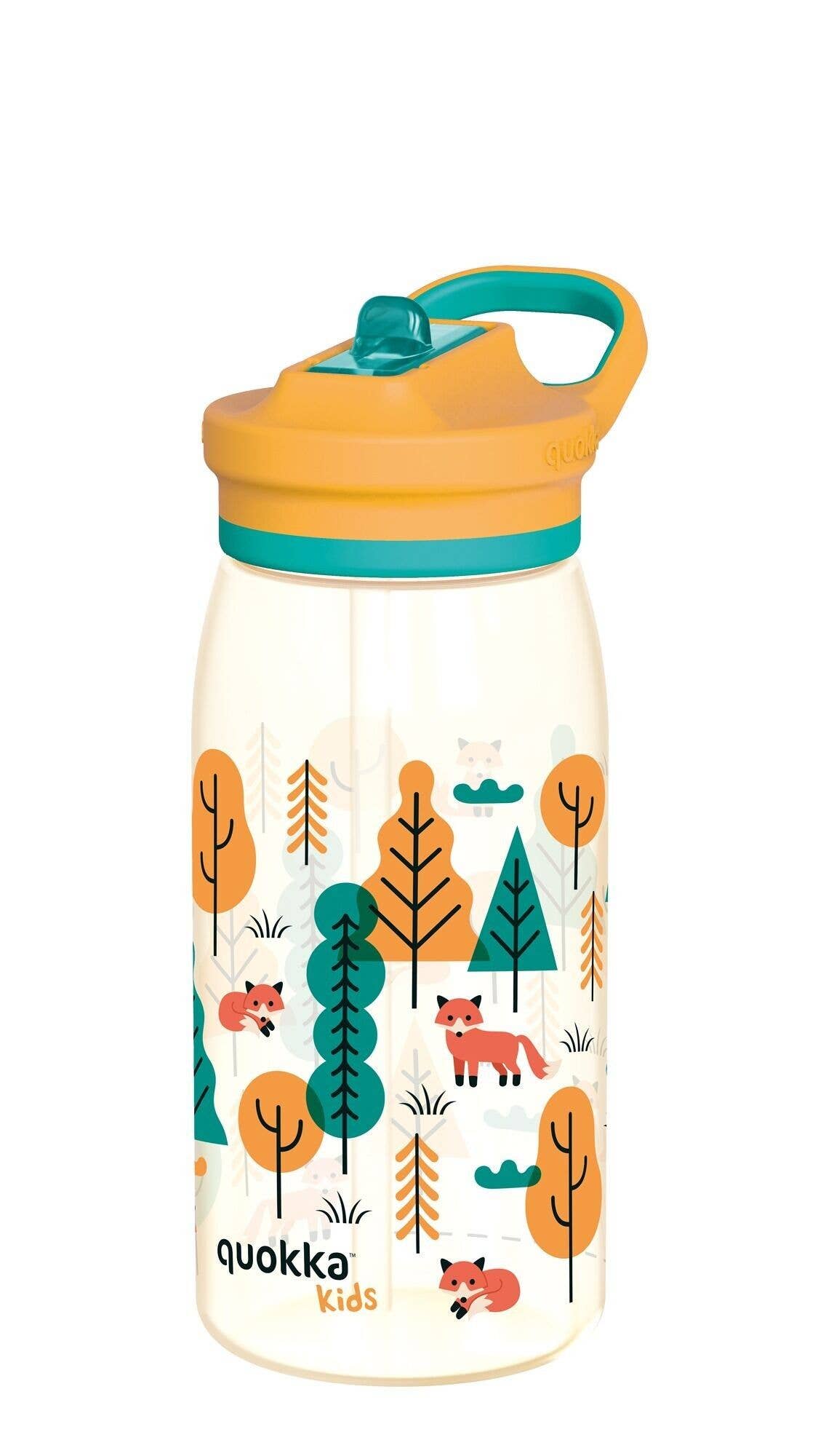 QUOKKA - Wholesale Water bottle - QUOKKA KIDS ECOZEN BOTTLE WITH SIPPER GLOW FOREST 580 ML