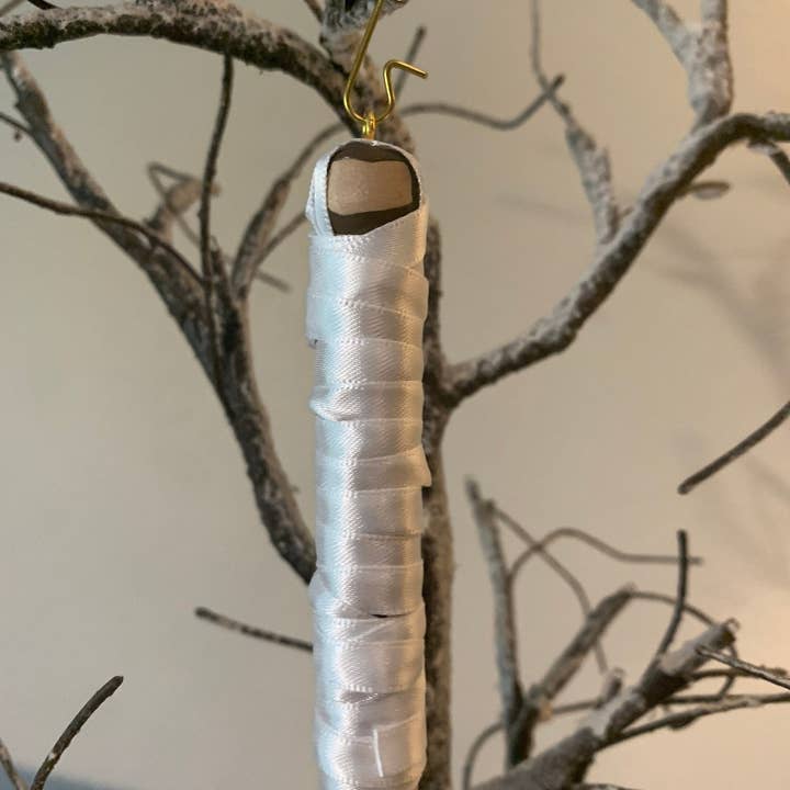 Our Saint Family - Wholesale Ornament - St. Lazarus Wooden Doll Ornament