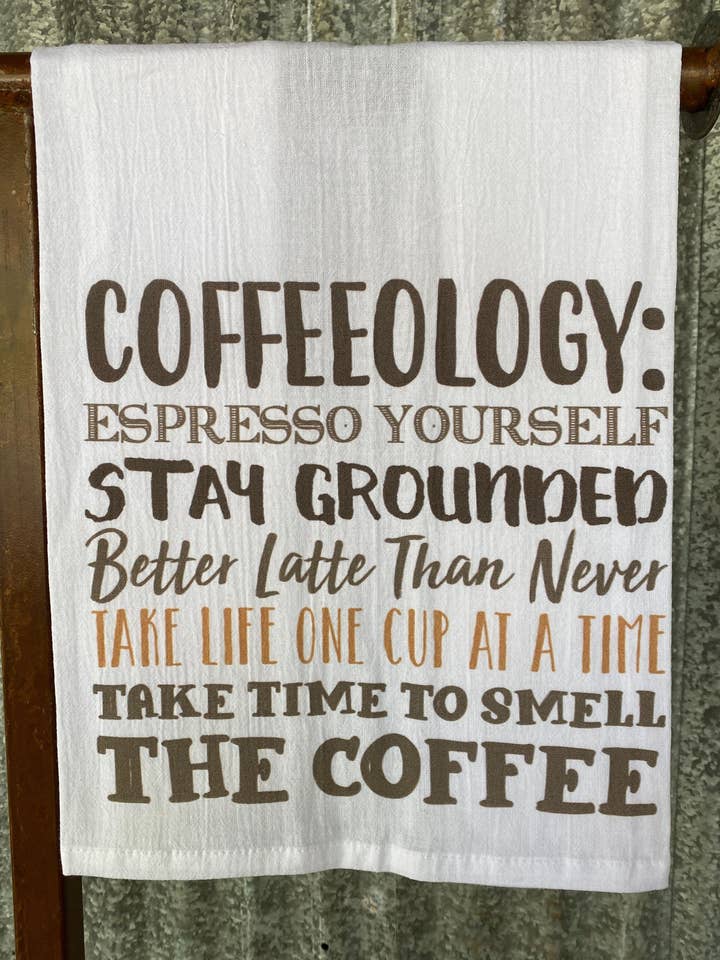 1083 Coffeeology køkkenrulle for engroshandel hos J.Forks Designs