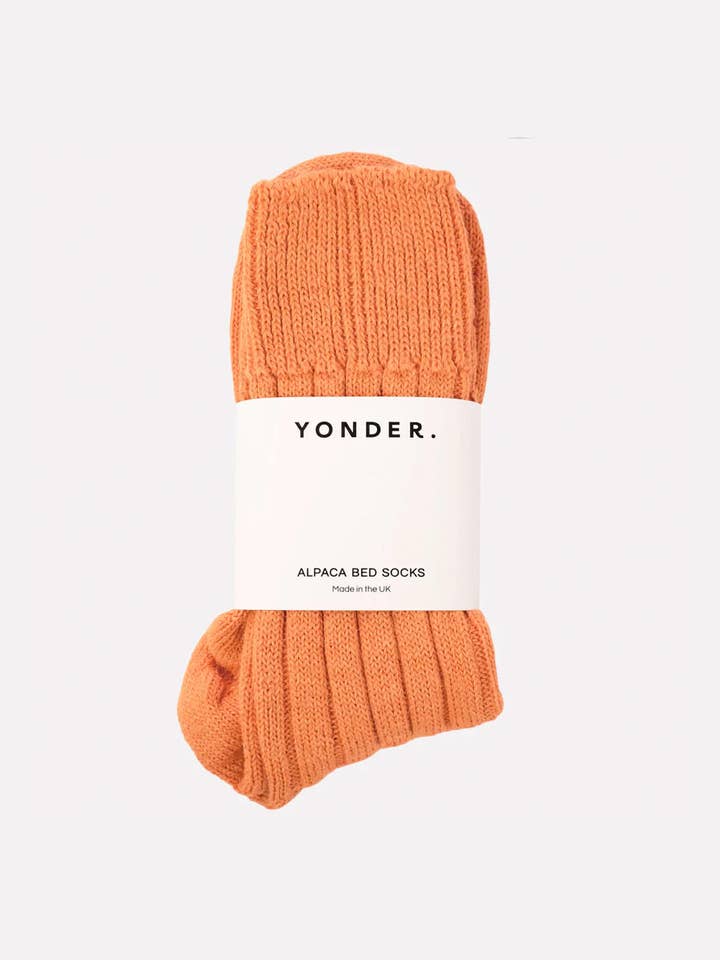 Calcetines de cama de alpaca | Tangerine para venta al por mayor de YONDER.