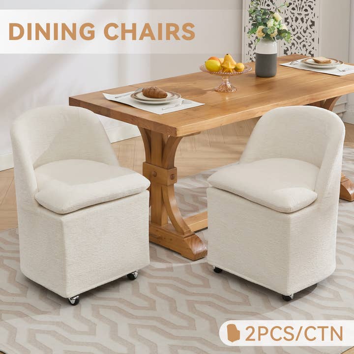 Set of 2 Modern Dining Chair w Ergonomic Design Soft Cushion for wholesale by 39F Inc.