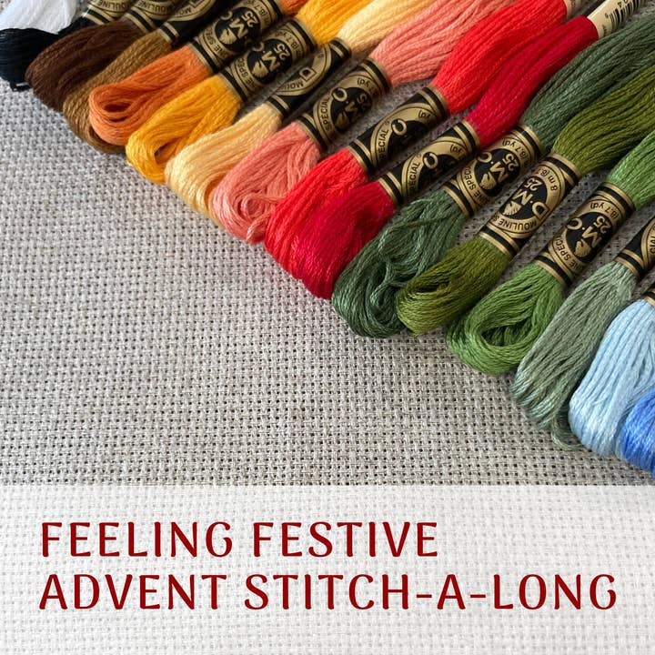 Love Poppet - Wholesale Embroidery/Cross Stitch Supplies - Feeling Festive Advent - Kit8