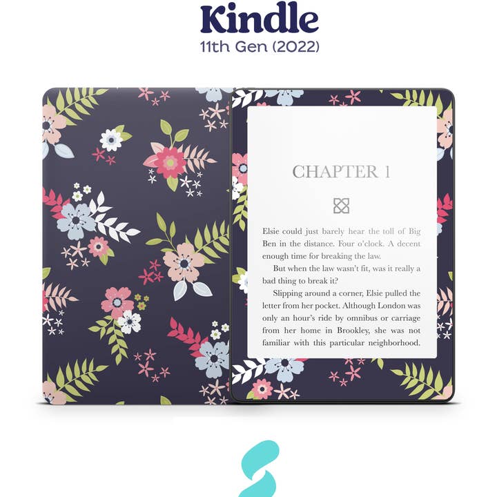 Kindle - Navy Floral for wholesale by StyleWrap