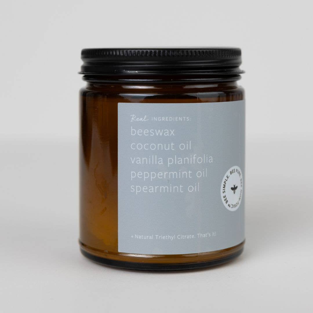 Fontana Candle Co. - Wholesale Jar/Filled Candle - Peppermint Bark Essential Oil Beeswax Jar Candle: Non-Toxic1