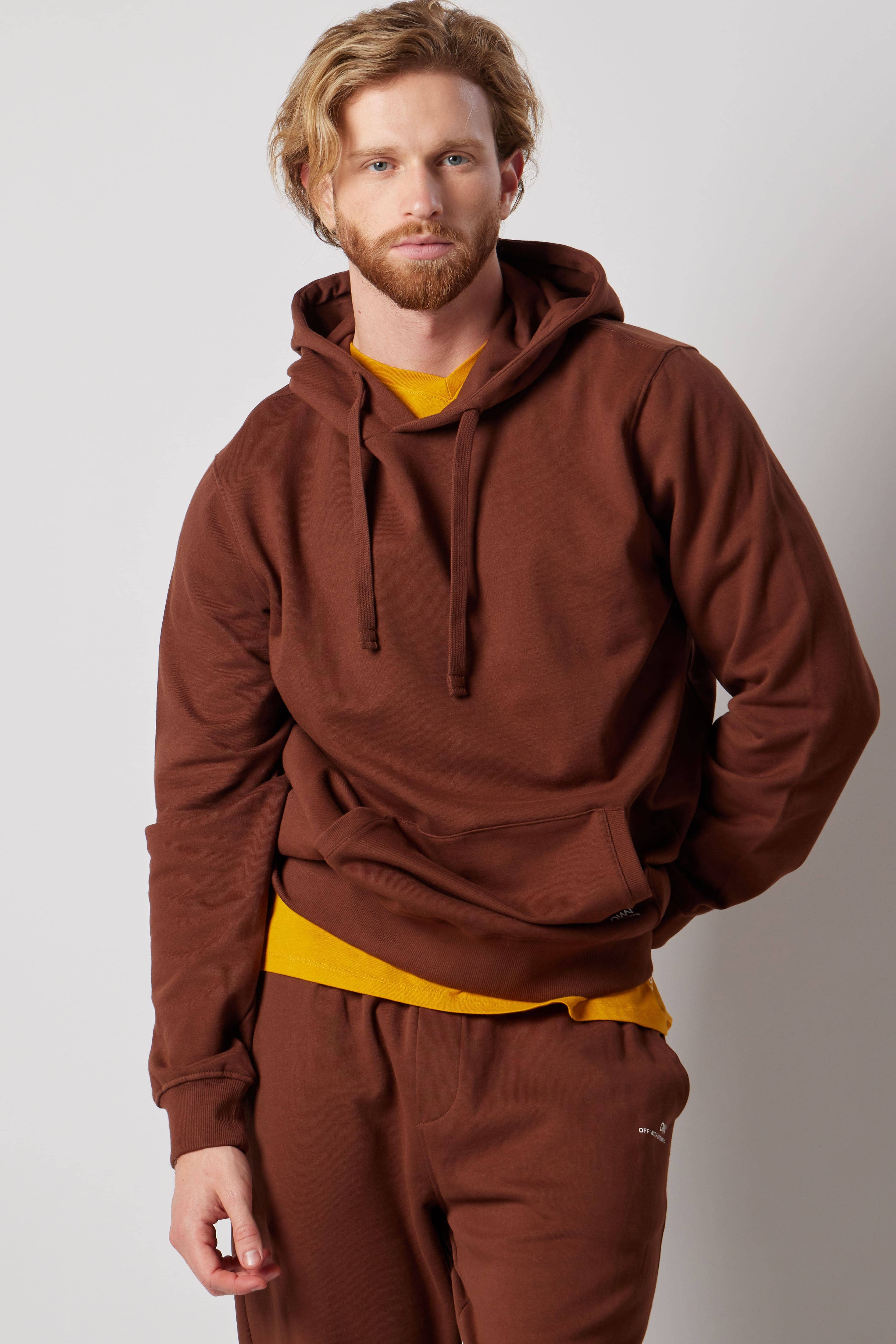 OWN OFF WITH NATURE - Wholesale Lounge Set - Men's - Hooded Sweatshirt Set + Fleece Joggers5