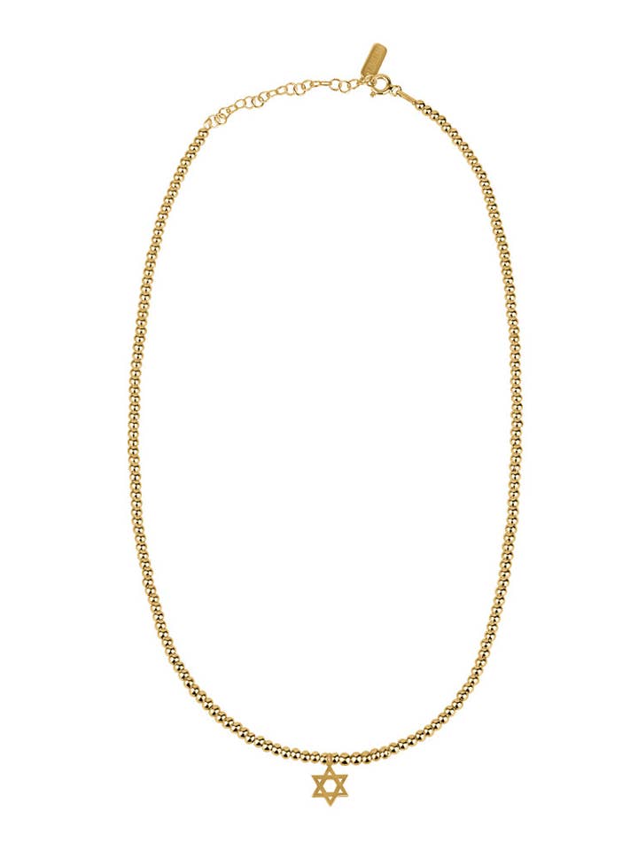 BEADED STAR OF DAVID NECKLACE for wholesale by limlim