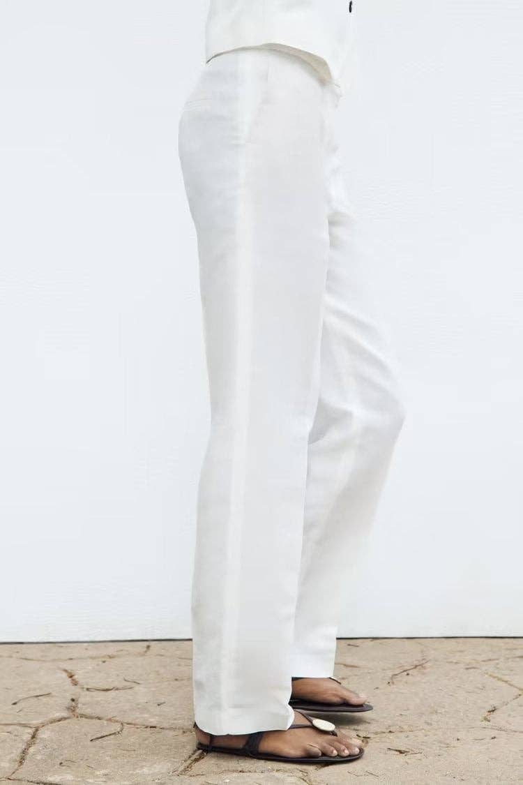 Marayn - Wholesale Suit Set - Women's - Linen Suit Set Blazer Vest and Trousers  Chic Export41