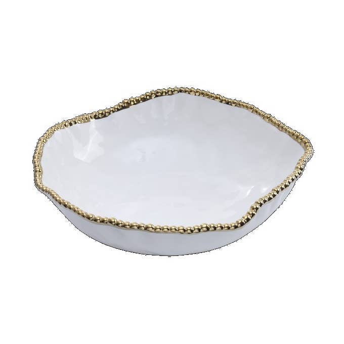 Oversized Serving Bowl - 38.1x38.1x11.4cm - GOLDEN SALERNO for wholesale by Pampa Bay