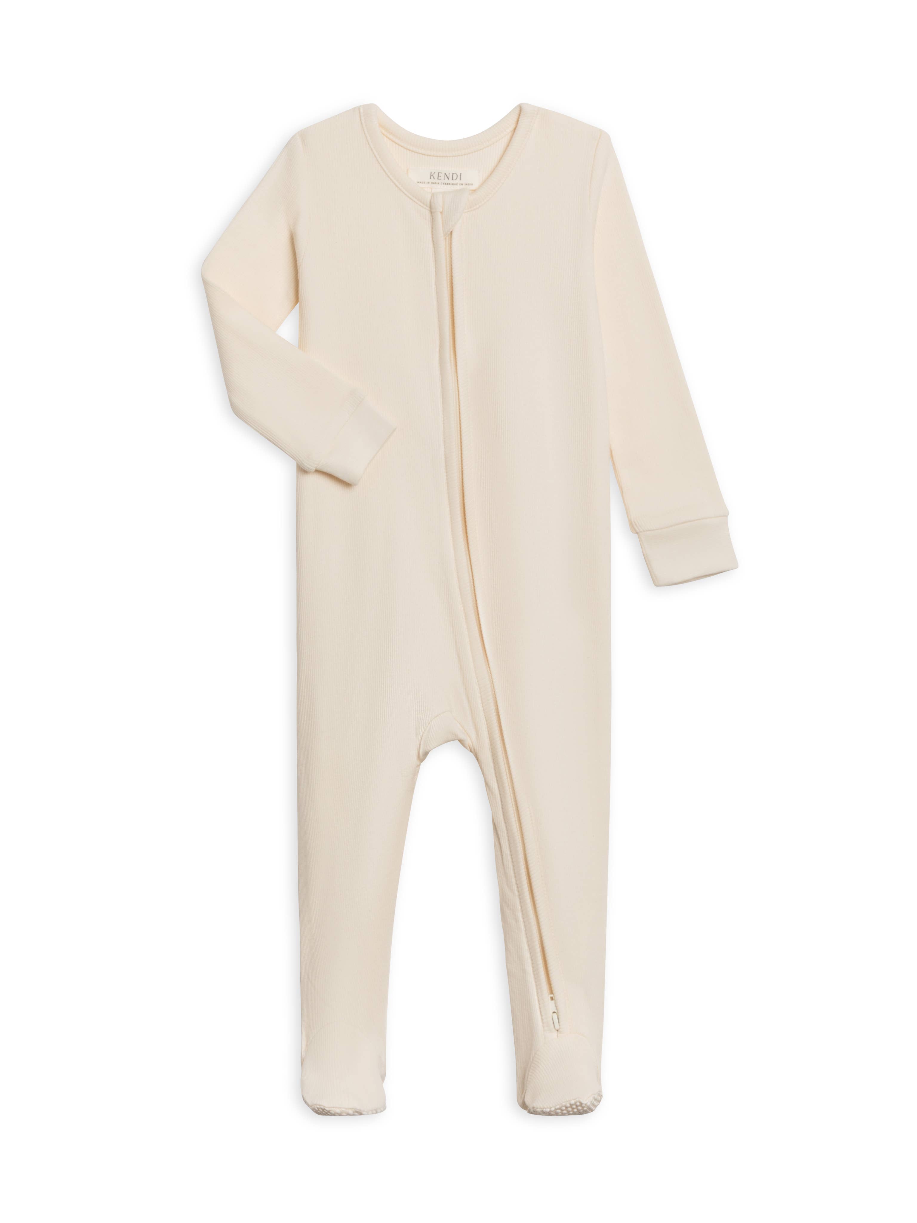 Colored Organics - Wholesale Sleepsuit - Baby - Kit Ribbed Zipper Sleeper0