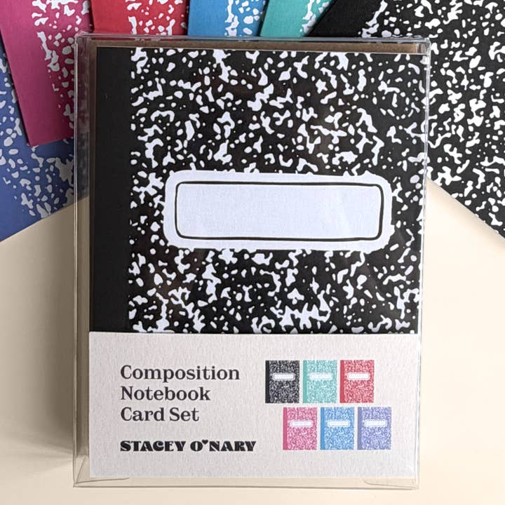 Stacey O'Nary - Wholesale Stationery/Notecard Set - Blank Composition Greeting Card Set