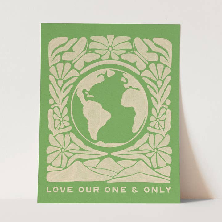 The SoulShine Co. - Venta al por mayor Ilustración - Ama a nuestra única Madre Tierra - Imprimir1