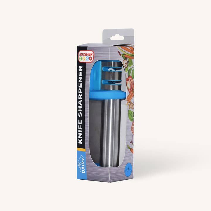 Ner Mitzvah - Wholesale Knife Sharpener - Knife Sharpener - Blue/Dairy1