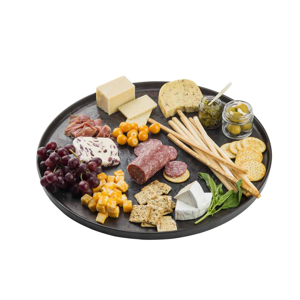 TableCraft Products Company - Wholesale Platter - Lunara Collection Round Platter, 18" dia2