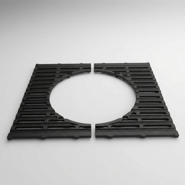 Grelha BBQ 480420: Grelha modular de ferro fundido esmaltado 48x42 cm por atacado de LUNAWAY CAST IRON