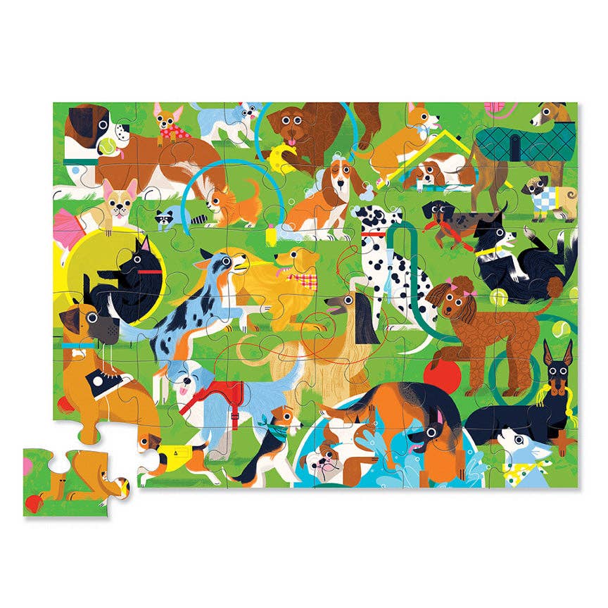 Crocodile Creek Inc. - Wholesale Puzzle - Kids - 36-Piece Puzzle - Playful Pups1