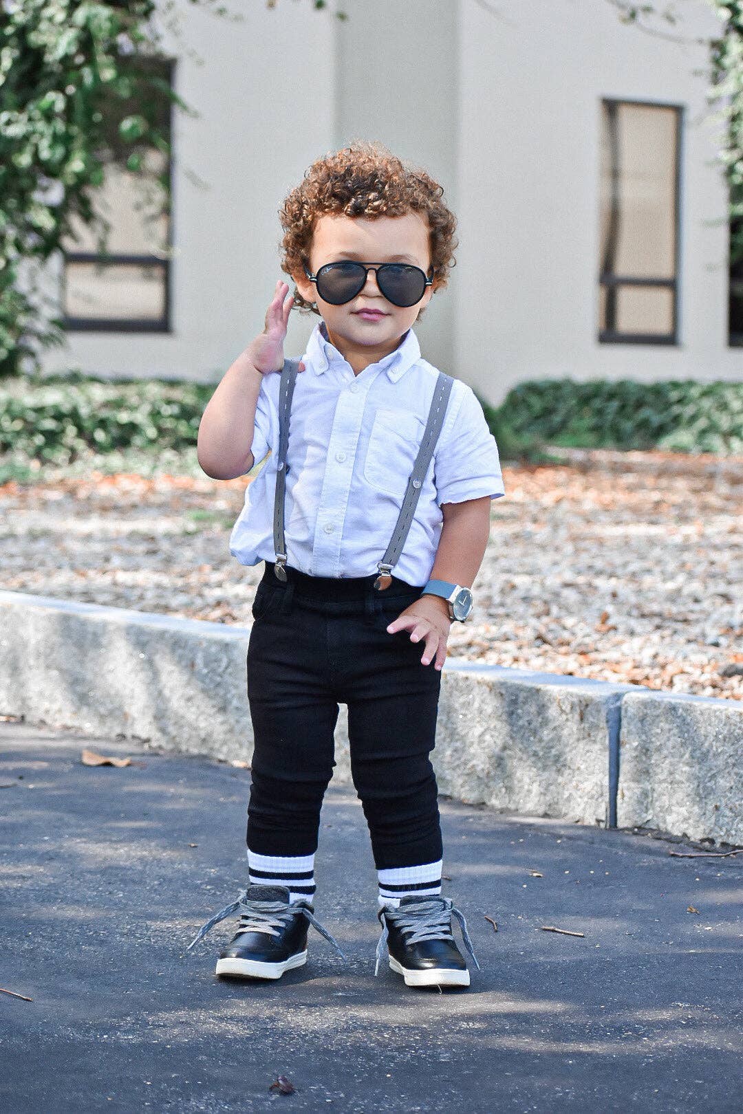 Kickin it up Socks - Venta al por mayor Calcetines - Niños y bebés - Blanco exclusivo con rayas negras3