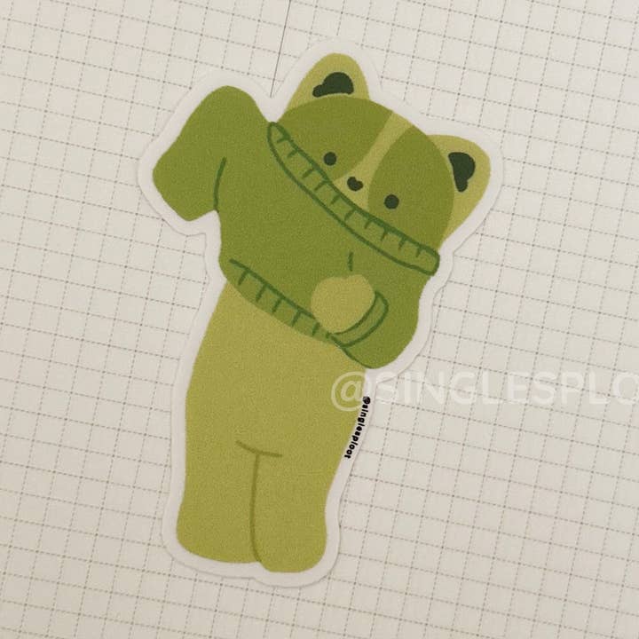 Sätter på din tröja Corgski Corgi-klistermärke för wholesale av Single Sploot